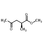 CAS 登录号：440084-24-2， 甲基(2S)-2-甲基-4-氧代戊酸酯