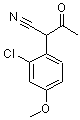 CAS 登录号：441060-95-3， 2-(2-氯-4-甲氧基苯基)-3-氧代丁腈