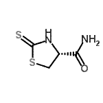 CAS 登录号：441317-76-6， (4R)-2-硫代-1,3-噻唑烷-4-甲酰胺