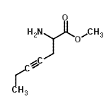 CAS 登录号：441777-48-6， 甲基2-氨基-4-庚炔酸酯