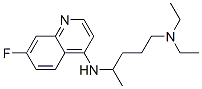 CAS 登录号：442-96-6， 7-氟-4-(二乙基氨基-1-甲基丁基氨基)喹啉