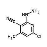 CAS#: 442647-20-3, 6-Chloro-2-Hydrazino-4-Methylnicotinonitrile