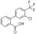 CAS 登录号：442670-42-0， 3'-氯-4'-(三氟甲基)-2-联苯基羧酸