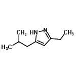 CAS#: 442886-86-4, 3-Ethyl-5-Isobutyl-1H-Pyrazole