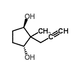 CAS#: 442905-53-5, (1R,3R)-2-Methyl-2-(2-Propyn-1-Yl)-1,3-Cyclopentanediol