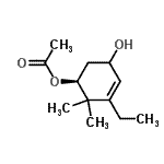 CAS#: 443119-41-3, (1S)-3-Ethyl-5-Hydroxy-2,2-Dimethyl-3-Cyclohexen-1-Yl Acetate
