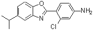 CAS 登录号：443124-66-1， 3-氯-4-(5-异丙基-1,3-苯并恶唑-2-基)苯胺