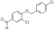 CAS 登录号：443124-79-6， 3-氯-4-[(4-氯苄基)氧基]苯甲醛