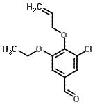 CAS#: 443291-94-9, 4-(Allyloxy)-3-Chloro-5-Ethoxybenzaldehyde