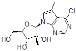 CAS#: 443642-55-5, 4-Chloro-5-Methyl-7-(2-C-Methyl-beta-D-Ribofuranosyl)-7H-Pyrrolo[2,3-d]Pyrimidine