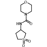 CAS#: 443651-78-3, N-(1,1-Dioxidotetrahydro-3-Thiophenyl)-4-Morpholinecarboxamide