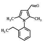 CAS 登录号：444080-34-6， 1-(2-乙基苯基)-2,5-二甲基-1H-吡咯-3-甲醛