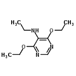 CAS 登录号：444200-65-1， 4,6-二乙氧基-N-乙基-5-嘧啶胺