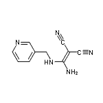 CAS 登录号：444309-43-7， {氨基[(3-吡啶基甲基)氨基]亚甲基}丙二腈
