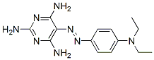 CAS 登录号：4449-92-7， 5-[[4-(二乙基氨基)苯基]偶氮]嘧啶-2,4,6-三胺