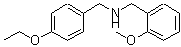 CAS 登录号：444907-10-2， 1-(4-乙氧基苯基)-N-(2-甲氧基苄基)甲胺