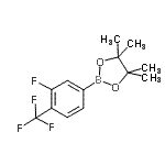 CAS 登录号：445303-67-3， 2-[3-氟-4-(三氟甲基)苯基]-4,4,5,5-四甲基-1,3,2-二氧硼戊环