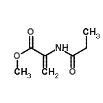 CAS 登录号：445396-91-8， 甲基2-(丙酰基氨基)丙烯酸酯