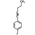 CAS 登录号：445424-02-2， 1-氟-4-(1-戊炔-1-基)苯