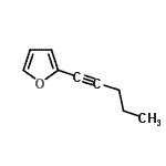 CAS 登录号：445424-07-7， 2-戊-1-炔基呋喃