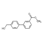 CAS 登录号：445492-63-7， 甲基4'-(羟基甲基)-3-联苯羧酸酯