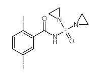 CAS 登录号：4460-32-6， N-(二(1-氮丙啶基)磷酰)-2,5-二碘苯甲酰胺
