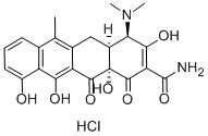 CAS 登录号：4465-65-0， 4-表-脱水四环素盐酸盐