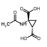 CAS#: 446879-45-4, (1R,2S)-1-Acetamido-1,2-Cyclopropanedicarboxylic Acid