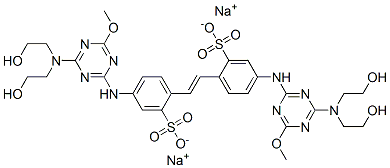 CAS#: 4470-72-8, Disodium 4,4'-Bis[[4-[Bis(2-Hydroxyethyl)Amino]-6-Methoxy-1,3,5-Triazin-2-Yl]Amino]Stilbene-2,2'-Disulphonate