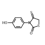 CAS 登录号：447426-16-6， 3-(4-羟基苯基)-4-硫代-1,3-噻唑烷-2-酮