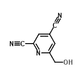 CAS 登录号：448908-08-5， 6-(羟基甲基)-2,4-吡啶二甲腈