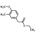 CAS 登录号：4503-90-6， 乙基2-(4-甲氧基-3-甲基-苯基)乙酸酯