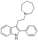 CAS 登录号：4509-85-7， 3-(2-(六氢-1H-氮杂卓-1-基)乙基)-2-苯基-吲哚