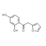 CAS 登录号：452346-10-0， 1-(2,4-二羟基苯基)-2-(2-呋喃基)乙酮