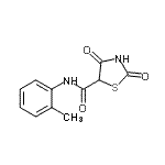 CAS#: 452368-73-9, N-(2-Methylphenyl)-2,4-Dioxo-1,3-Thiazolidine-5-Carboxamide
