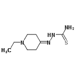 CAS 登录号：452943-74-7， 2-(1-乙基-4-哌啶基亚基)肼基硫代甲酰胺