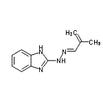 CAS#: 453553-33-8, 2-[(2E)-2-(2-Methyl-2-Propen-1-Ylidene)Hydrazino]-1H-Benzimidazole