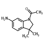 CAS#: 453562-71-5, 1-(6-Amino-3,3-Dimethyl-2,3-Dihydro-1H-Indol-1-Yl)Ethanone