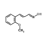 CAS 登录号：454178-16-6， (1E,2E)-N-羟基-3-(2-甲氧基苯基)-2-丙烯-1-亚胺