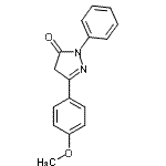 CAS 登录号：454439-84-0， 5-(4-甲氧基苯基)-2-苯基-2,4-二氢-3H-吡唑-3-酮