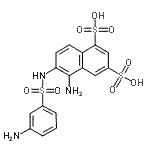 CAS#: 454705-71-6, 5-Amino-6-{[(3-Aminophenyl)Sulfonyl]Amino}-1,3-Naphthalenedisulfonic Acid