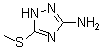 CAS 登录号：45534-08-5， 5-(甲硫基)-1H-1,2,4-三唑-3-胺