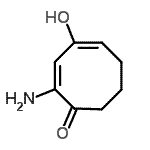 CAS 登录号：455892-95-2， (2E,4E)-2-氨基-4-羟基-2,4-环辛四烯并二烯-1-酮
