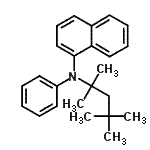 CAS 登录号：4572-51-4， N-苯基-N-(2,4,4-三甲基-2-戊烷基)-1-萘胺