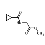 CAS 登录号：457629-14-0， 甲基N-(环丙基羰基)甘氨酸酯