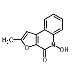 CAS 登录号：458525-32-1， 5-羟基-2-甲基呋喃并[2,3-c]喹啉-4(5H)-酮