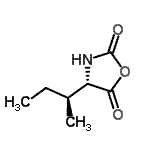 CAS 登录号：45895-90-7， (4S)-4-[(2S)-2-丁烷基]-1,3-恶唑烷-2,5-二酮