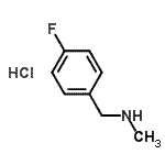 CAS 登录号：459-20-1， 1-(4-氟苯基)-N-甲基甲胺盐酸盐(1:1)