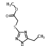 CAS#: 459419-81-9, Methyl [(5-Ethyl-1H-1,2,4-Triazol-3-Yl)Sulfanyl]Acetate