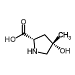 CAS 登录号：459457-01-3， (4S)-4-羟基-4-甲基-L-脯氨酸